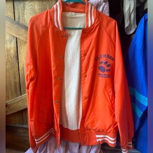 Vintage Clemson Bomber Jacket